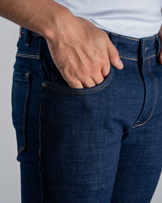 Classic Indigo Denim Jeans | 789A0034