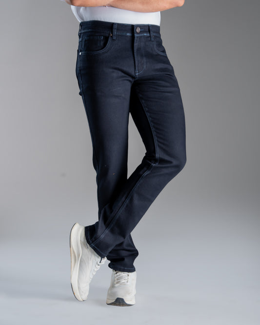 Classic Navy Blue Denim Jeans