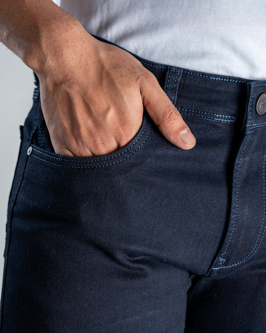 Classic Navy Blue Denim Jeans | 789A0035