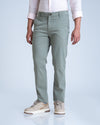 7ate9 Men Olive Cotton Lycra Trousers | 789A0026