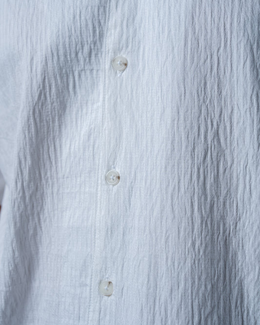 7ate9 Men Dobby White Relaxed Fit Shirt | 789A0002