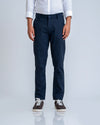 7ate9 Men Navy Cotton Lycra Trousers | 789A0029